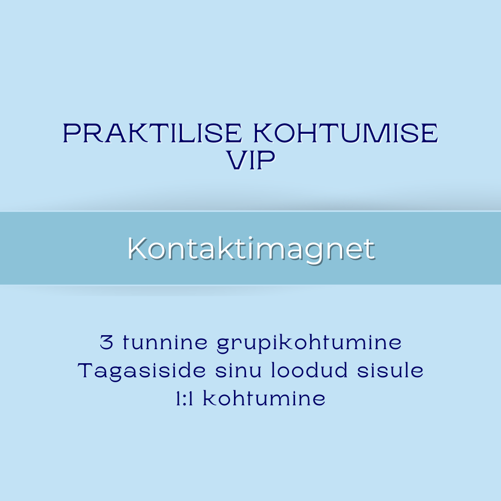 Praktiline kohtumine VIP Kontaktimagnet